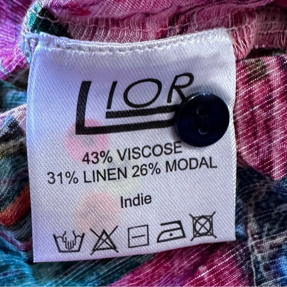 Lior Multi Color Patchwork Boho Chic Indie Balloo… - image 8